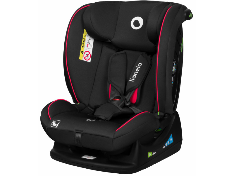 Дитяче автокрісло Lionelo AART I-SIZE BLACK CARBON RED, Фото 5