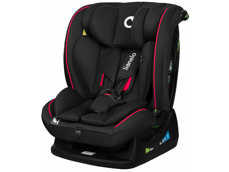 Дитяче автокрісло Lionelo AART I-SIZE BLACK CARBON RED, Фото 1