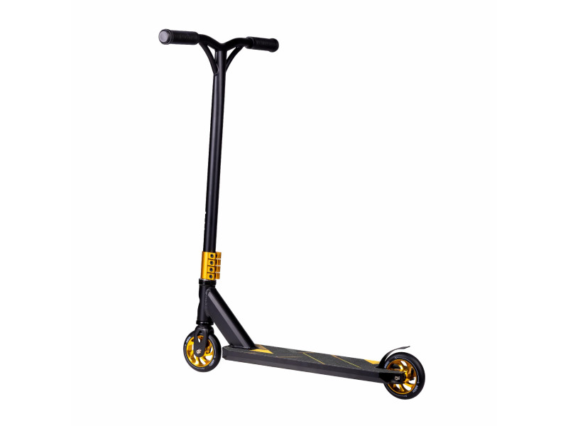 Дитячий самокат Lionelo WHIZZ BLACK CARBON YELLOW, Фото 4