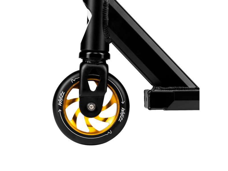 Дитячий самокат Lionelo WHIZZ BLACK CARBON YELLOW, Фото 9