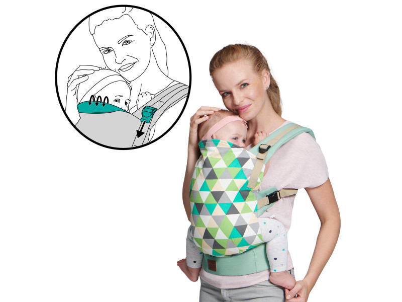 Переноска Kinderkraft Nino Mint (KKNNINOMINT000), Фото 10