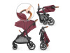 Прогулянкова коляска Kinderkraft Grande 2020 Burgundy (KKWGRANBRG000N), Фото 25