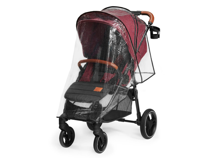 Прогулянкова коляска Kinderkraft Grande 2020 Burgundy (KKWGRANBRG000N), Фото 14