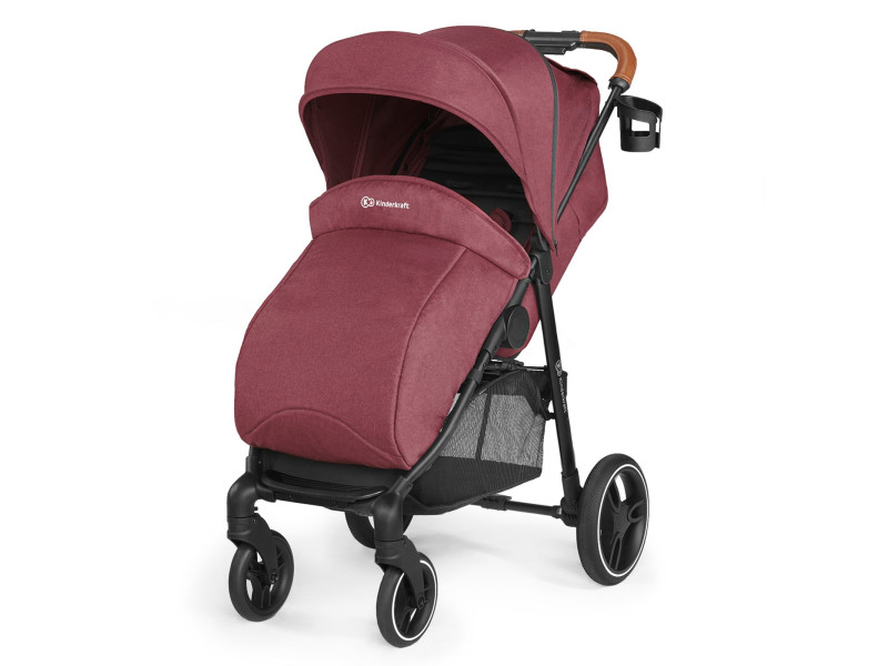 Прогулянкова коляска Kinderkraft Grande 2020 Burgundy (KKWGRANBRG000N), Фото 15