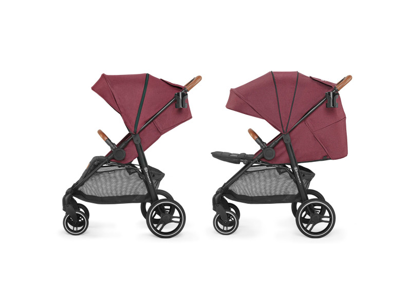 Прогулянкова коляска Kinderkraft Grande 2020 Burgundy (KKWGRANBRG000N), Фото 10