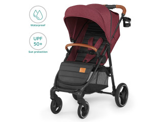 Прогулочная коляска Kinderkraft Grande LX Burgundy (KKWGRANBRG00LX)