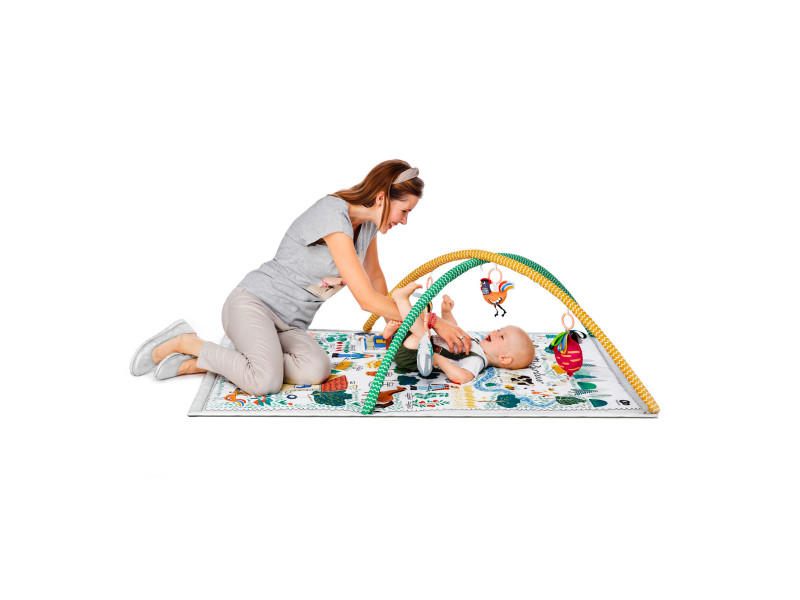Развивающий коврик-палатка 3 в 1 Kinderkraft Little Gardener (KPLIGA00MUL0000), Фото 13