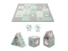Килимок-пазл Kinderkraft Luno Shapes Mint, 30 елементів (KPLUSH00MIN0000), Фото 18