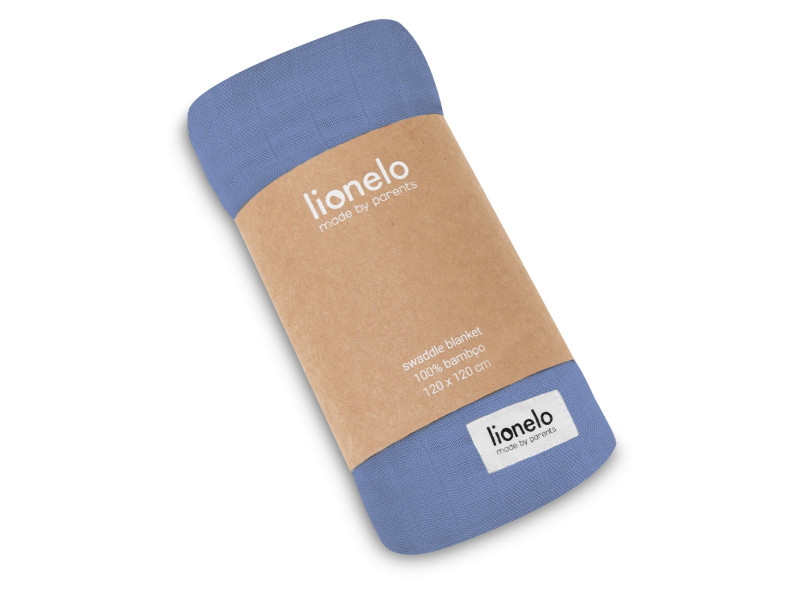 Покрывало Lionelo BAMBOO SWADDLE Blue Denim, Фото 3