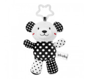 Підвіска Akuku Ведмедик A0470, чорно-білий