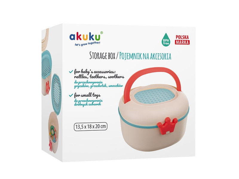 Декоративная коробка для погремушек и аксессуаров Akuku A0538, Фото 3