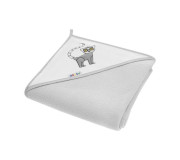 Рушник з капюшоном Akuku A1250 Лемур 100x100 см