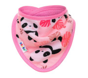 Нагрудник бандана Панда  Akuku A1511 рожевий