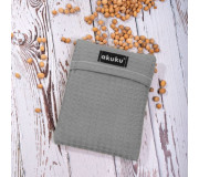 Грілка з вишневими кісточками 13x16 см, сірий Akuku A0635