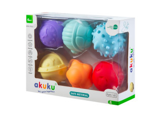 Набір сенсорних кульок 6 шт, Akuku A640