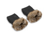 Рукавички для коляски  Lionelo HANDMUFF BLACK, Фото 6
