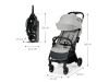 Прогулочная коляска Kinderkraft Apino Dove Grey (KSAPIN00GRY0000), Фото 26