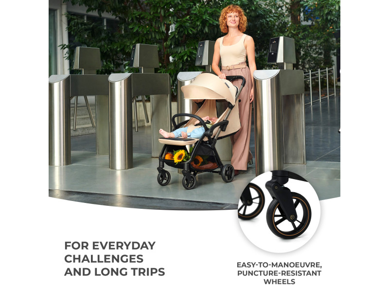 Прогулянкова коляска Kinderkraft Apino Dove Grey (KSAPIN00GRY0000), Фото 6