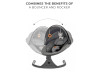 Крісло-гойдалка Kinderkraft Lumi 2 Dark Grey (KBLUMI02DGR0000), Фото 18