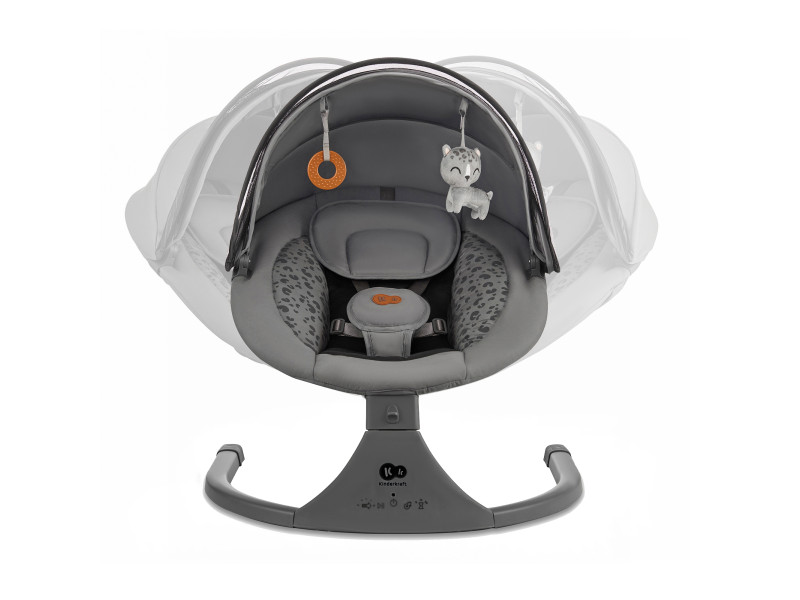 Крісло-гойдалка Kinderkraft Lumi 2 Dark Grey (KBLUMI02DGR0000), Фото 12