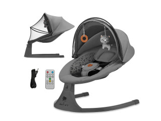 Кресло-качалка Kinderkraft Lumi 2 Dark Grey (KBLUMI02DGR0000)