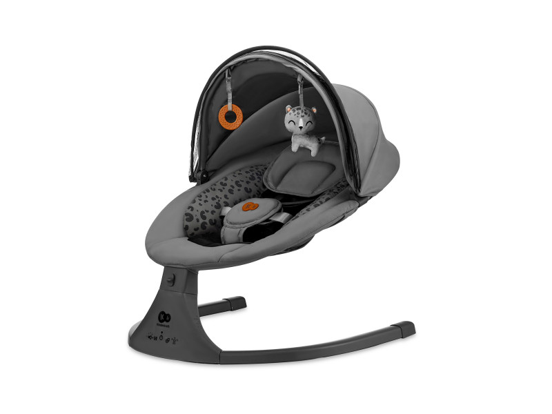 Крісло-гойдалка Kinderkraft Lumi 2 Dark Grey (KBLUMI02DGR0000), Фото 9