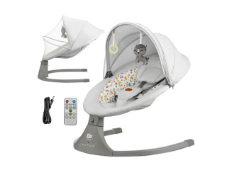 Крісло-гойдалка Kinderkraft Lumi 2 Light Grey (KBLUMI02LGR0000)