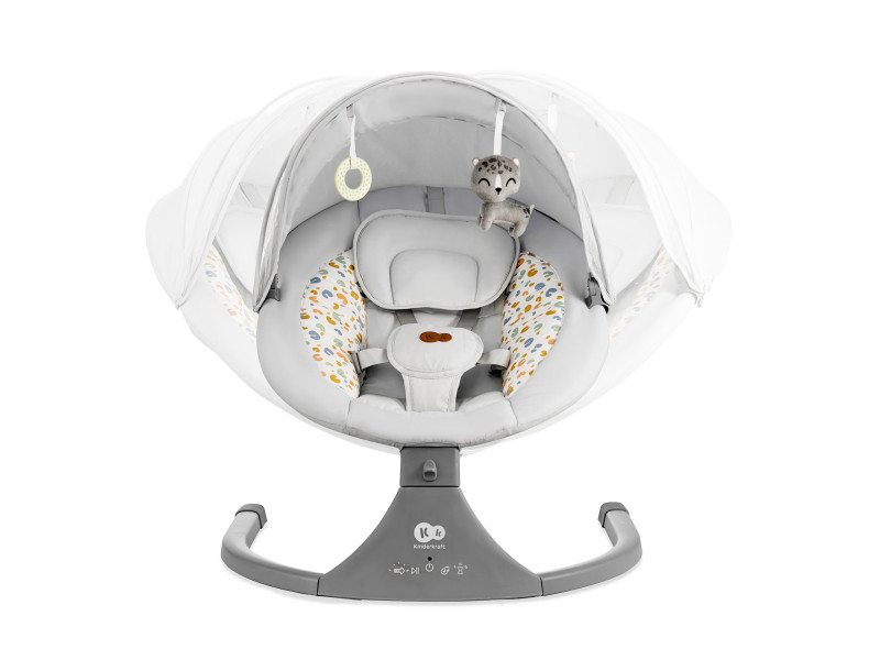 Крісло-гойдалка Kinderkraft Lumi 2 Light Grey (KBLUMI02LGR0000), Фото 12
