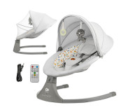 Кресло-качалка Kinderkraft Lumi 2 Light Grey (KBLUMI02LGR0000)