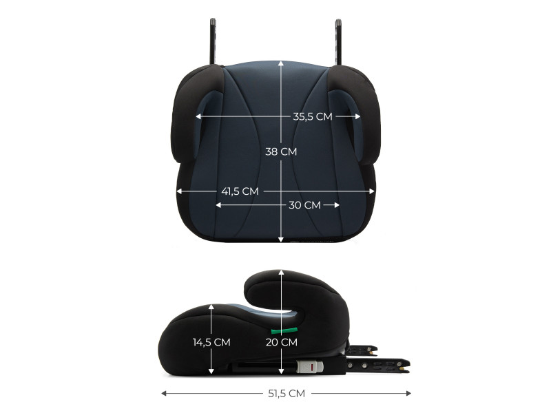 Автокресло-бустер Kinderkraft i-Boost Black (KCIBOO00BLK0000), Фото 4