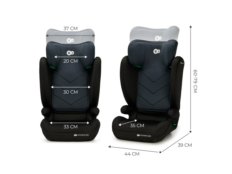 Автокрісло Kinderkraft i-Spark Black (KCISPA00BLK0000), Фото 4