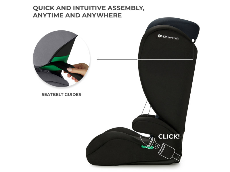 Автокрісло Kinderkraft i-Spark Black (KCISPA00BLK0000), Фото 10