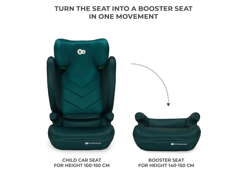 Автокрісло Kinderkraft i-Spark Green (KCISPA00GRE0000), Фото 11