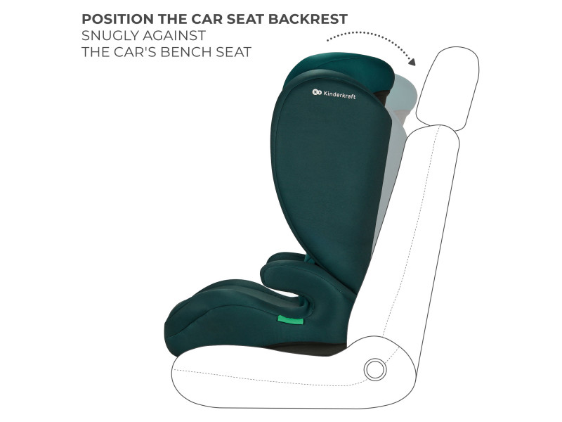 Автокрісло Kinderkraft i-Spark Green (KCISPA00GRE0000), Фото 16