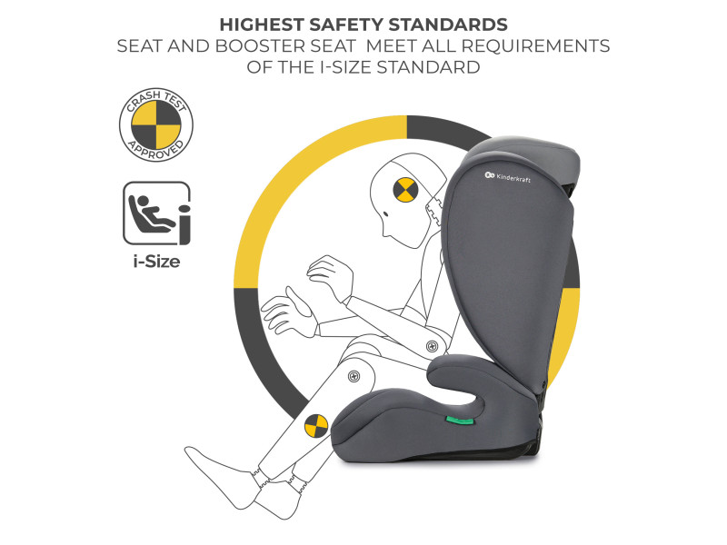 Автокрісло Kinderkraft i-Spark Grey (KCISPA00GRY0000), Фото 14