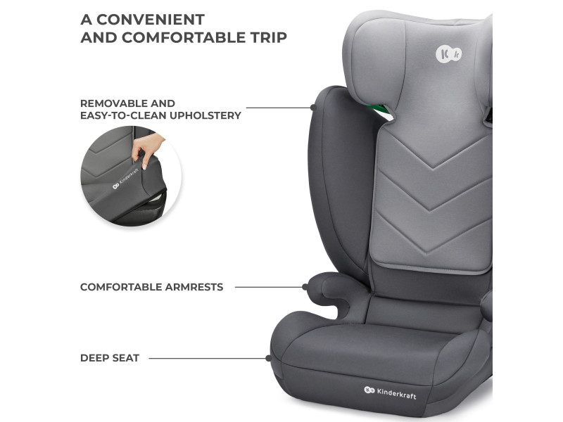 Автокрісло Kinderkraft i-Spark Grey (KCISPA00GRY0000), Фото 13