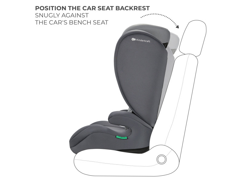 Автокрісло Kinderkraft i-Spark Grey (KCISPA00GRY0000), Фото 16