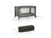 Ліжко-манеж Kinderkraft Joy 2 Dark Grey (KLJOY02DGR00000), Фото 15