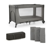 Ліжко-манеж Kinderkraft Joy 2 Dark Grey (KLJOY02DGR00000)