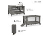 Ліжко-манеж с пеленатором Kinderkraft Joy 2 Dark Grey (KLJOY02DGR000AC), Фото 12