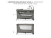 Ліжко-манеж с пеленатором Kinderkraft Joy 2 Dark Grey (KLJOY02DGR000AC), Фото 14