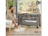 Ліжко-манеж с пеленатором Kinderkraft Joy 2 Dark Grey (KLJOY02DGR000AC), Фото 18