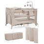 Ліжко-манеж с пеленатором Kinderkraft Joy 2 Beige (KLJOY02BEG000AC)