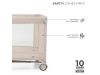 Ліжко-манеж с пеленатором Kinderkraft Joy 2 Beige (KLJOY02BEG000AC), Фото 17