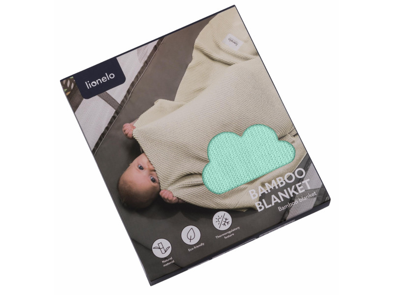 Покривало Lionelo BAMBOO BLANKET GREEN MINT, Фото 1
