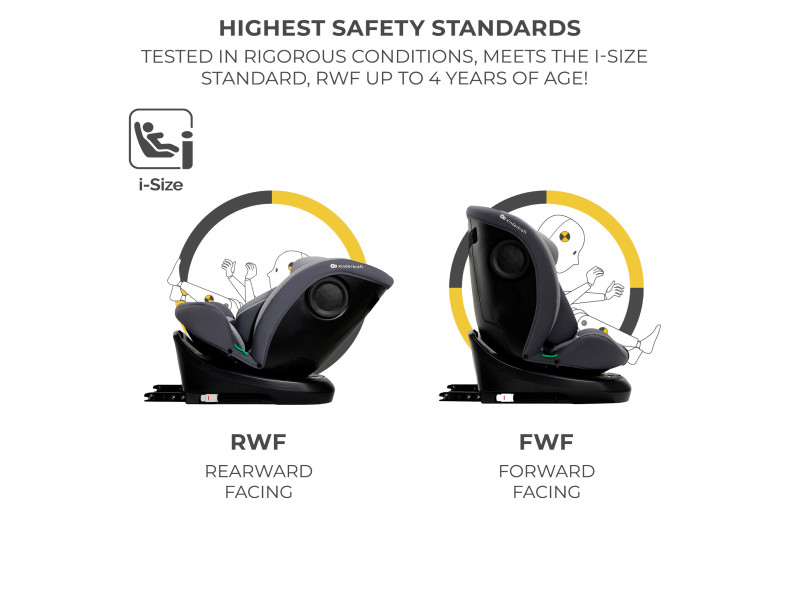 Автокрісло Kinderkraft i-Grow i-Size Happy Shapes (KCIGRO00HAP0000), Фото 12