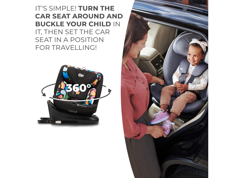 Автокрісло Kinderkraft i-Grow i-Size Happy Shapes (KCIGRO00HAP0000), Фото 14