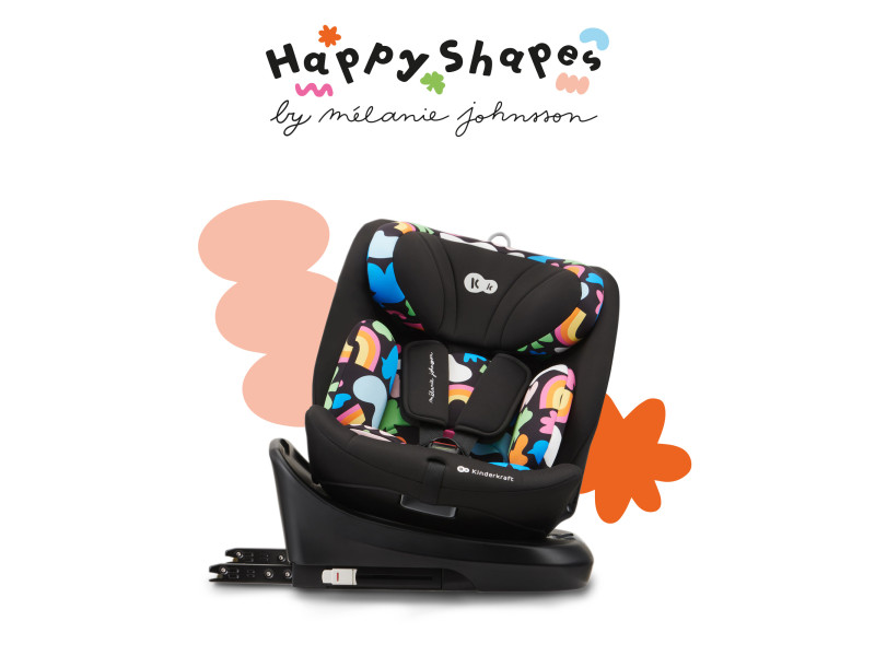 Автокрісло Kinderkraft i-Grow i-Size Happy Shapes (KCIGRO00HAP0000), Фото 6