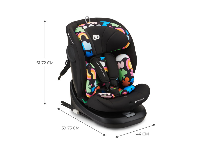 Автокрісло Kinderkraft i-Grow i-Size Happy Shapes (KCIGRO00HAP0000), Фото 10
