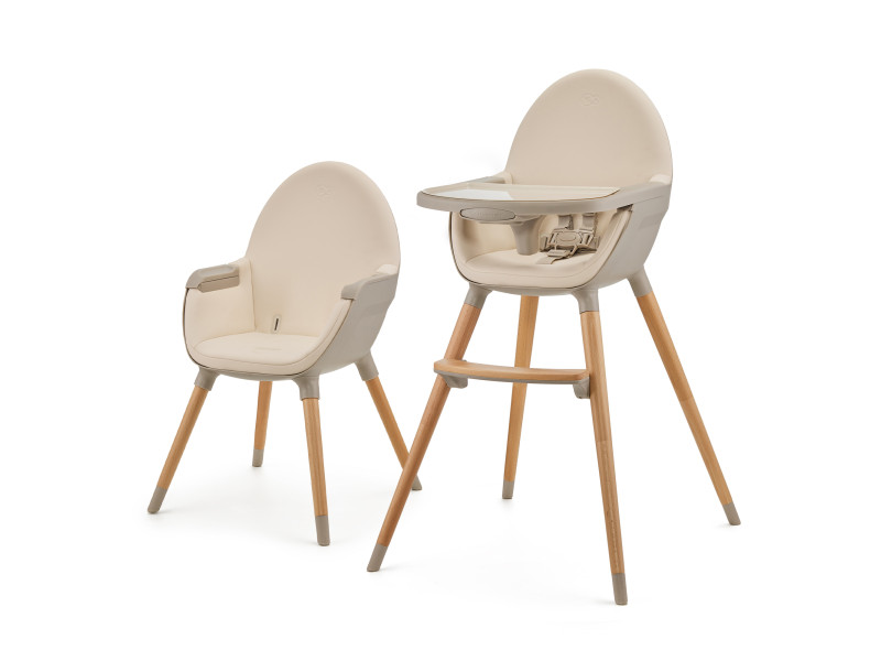 Стільчик для годування 2 в 1 Kinderkraft Fini 2 Beige (KHFINI02BEG0000), Фото 1